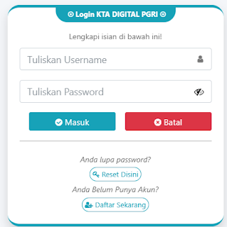 Register PGRI Langkat - Persatuan Guru Republik Indonesia Cabang Langkat